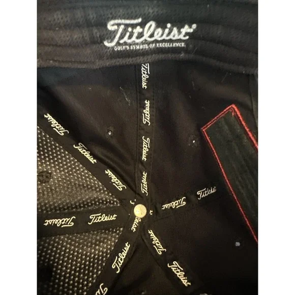 Titleist FootJoy FJ Pro V1 Gray Golf Hat Cap Medium Large Adjustable - Picture 6 of 6